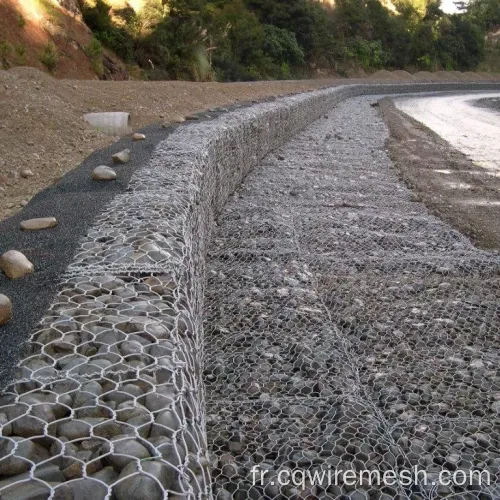 Box gabion galvanisé bon marché pour le mur de soutènement